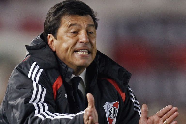 Daniel Passarella, en su última etapa como técnico de River.