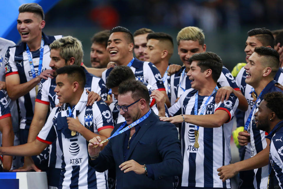 El Turco Mohamed llevó al título a los Rayados de Monterrey en 2019 (Foto: Mauricio Salas/Jam Media/Getty Images)