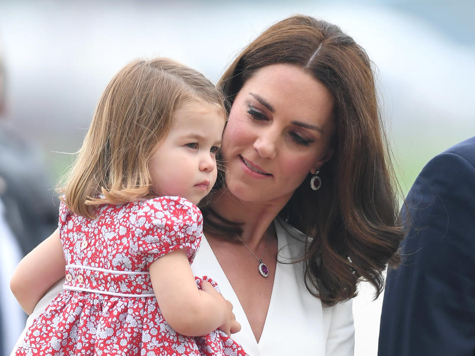 Princess Charlotte and the Duchess of Cambridge