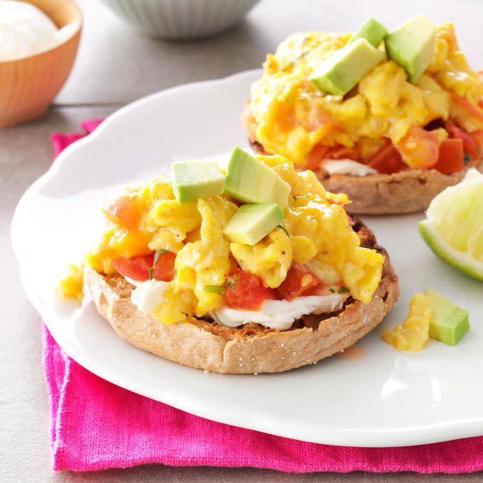 Salsa & Scrambled Egg Sandwiches