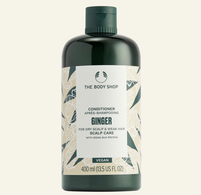 The Body Shop Ginger Scalp Care Conditioner, 400ml, S$24.30 (Photo: The Body Shop)