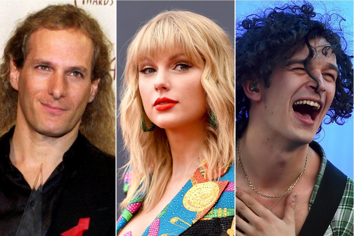 <p>What a year: Michael Bolton, Taylor Swift and The 1975 were all among our most-listened artists in 2020</p> (Getty Images)