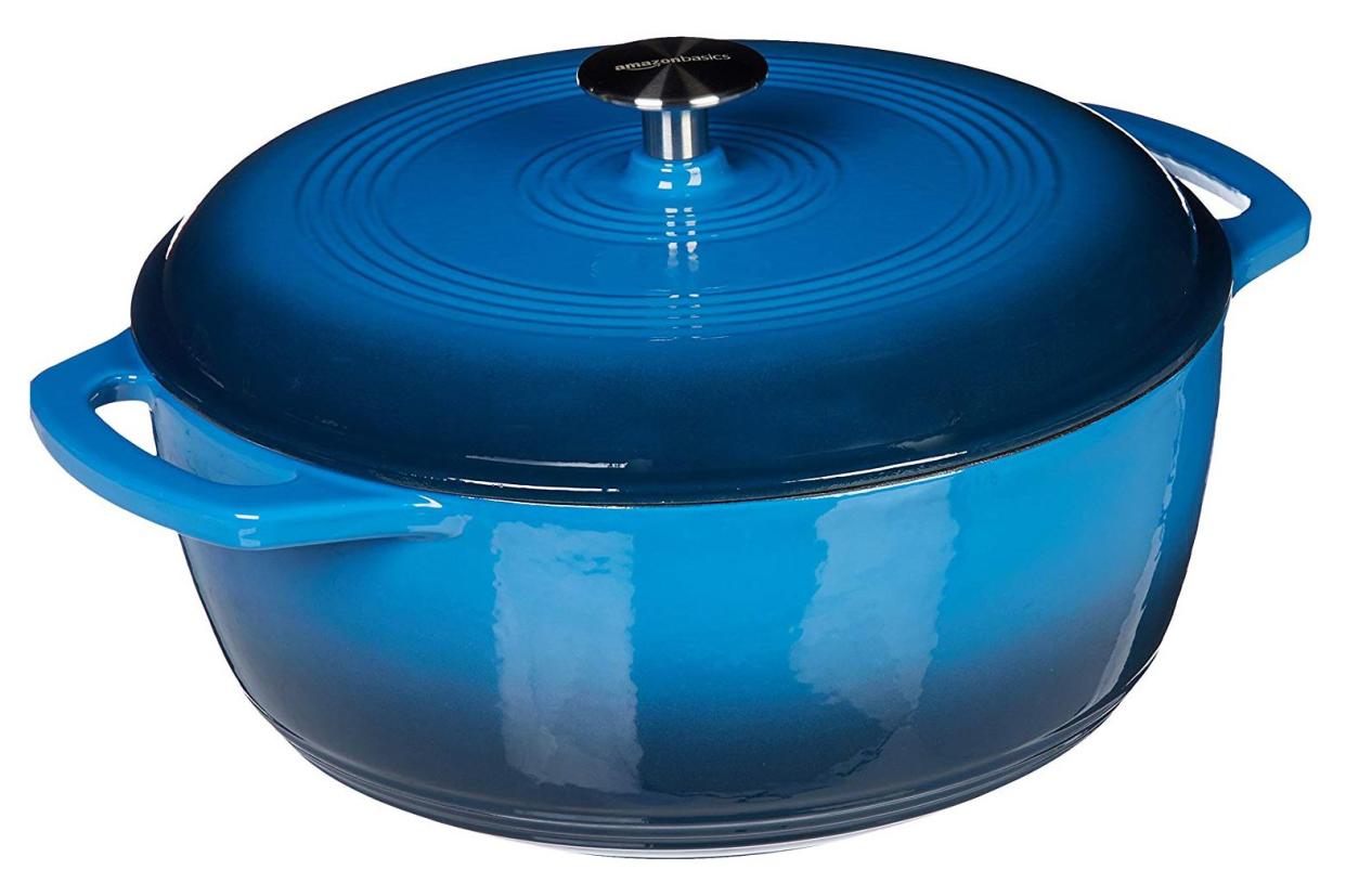 Amazon Basics Enameled Cast Iron Dutch Oven