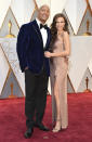 <p>Dwayne Johnson and Lauren Hashian arrive at the Oscars on Feb. 26, 2017. (Photo by Jordan Strauss/Invision/AP) </p>