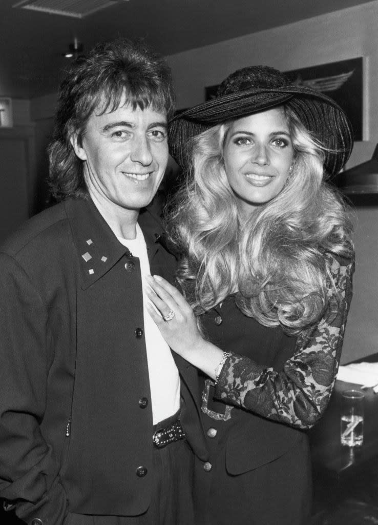 Bill Wyman and Mandy Smith