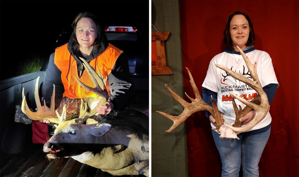 Ohio Hunter Tags a New Women's State-Record Crossbow Buck photo