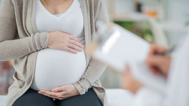 PHOTO: A pregnant woman is in a doctor's office in this undated stock photo. (STOCK PHOTO/Getty Images)