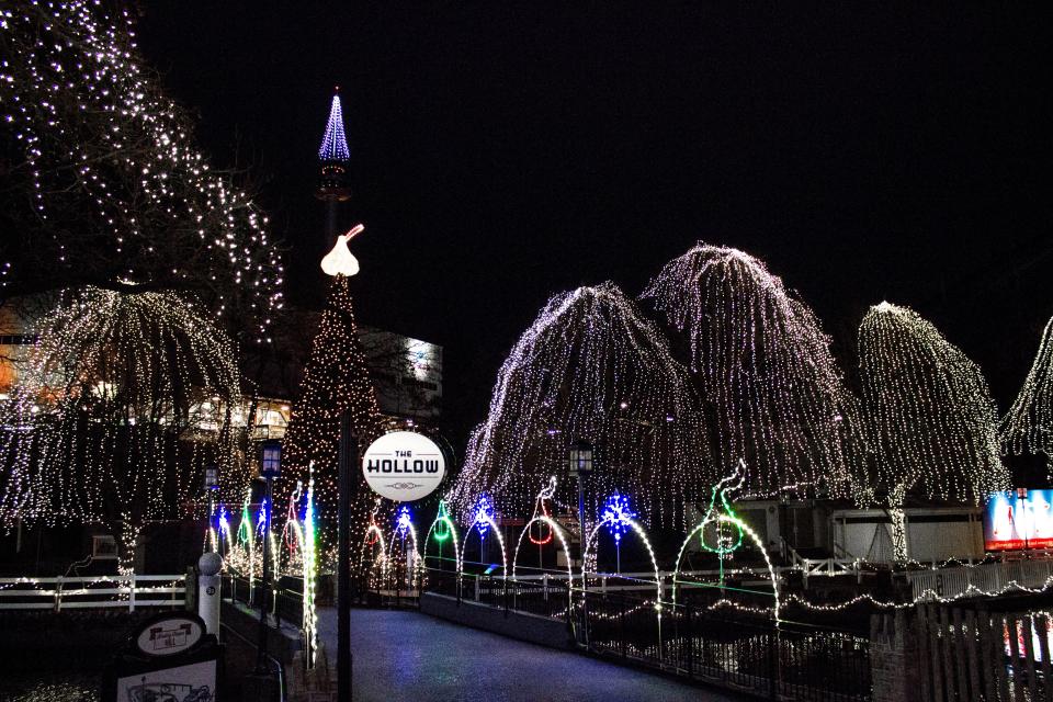 During the holidays, Hersheypark becomes a winter wonderland called Christmas Candylane.