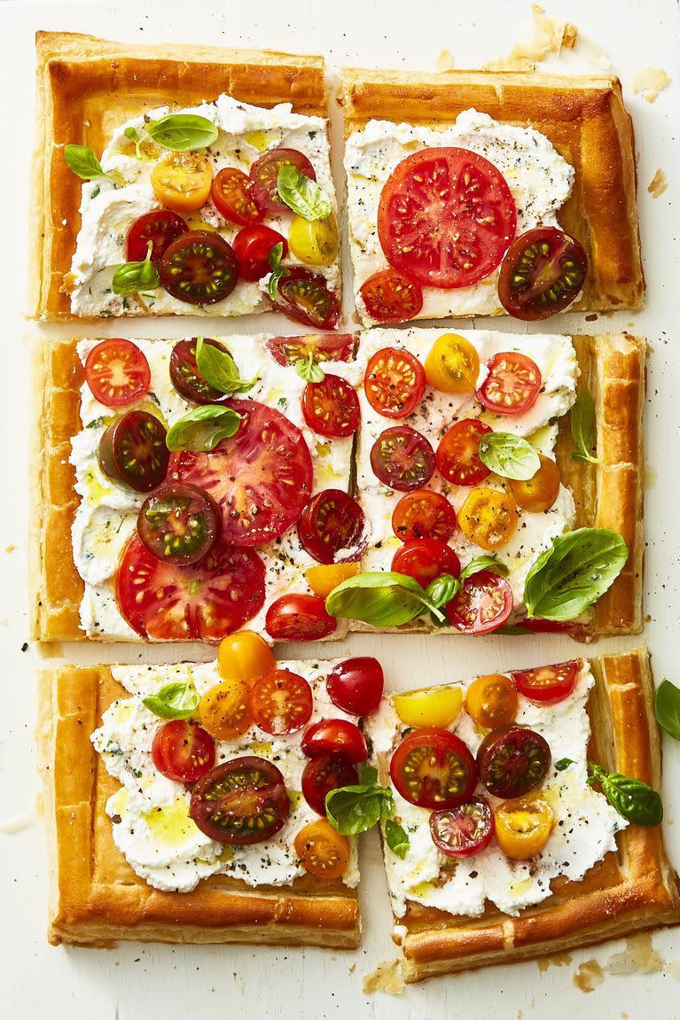 Herbed Ricotta and Fresh Tomato Tart