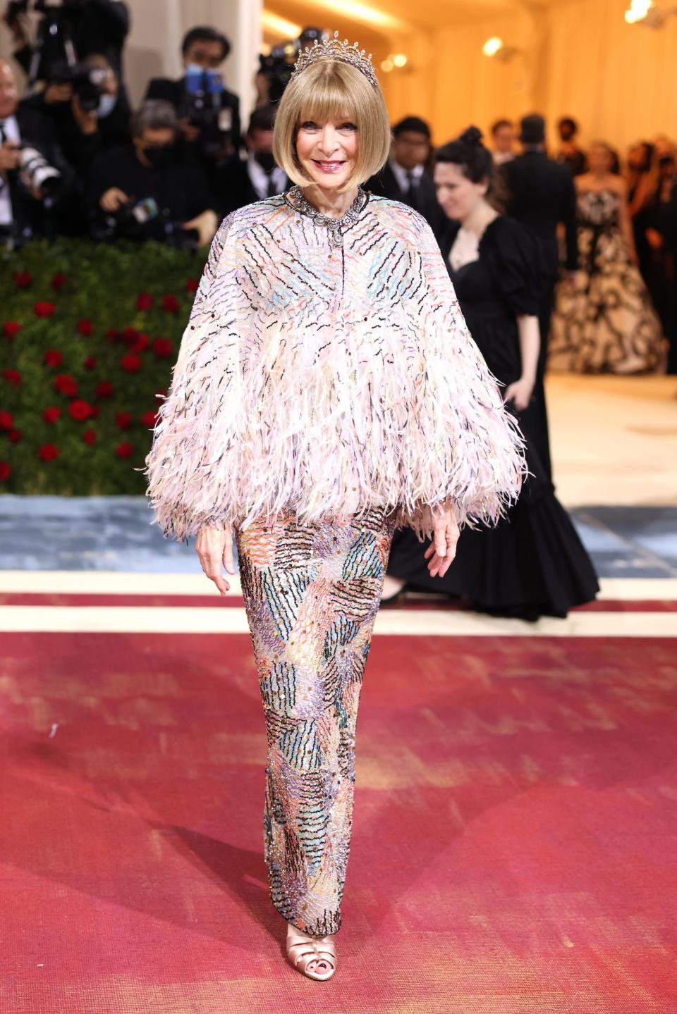 Anna Wintour at the 2022 Met Gala.