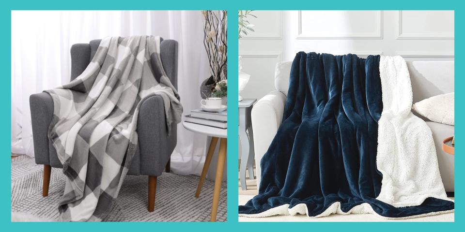 15 Best Fleece Blankets to Cozy up to This Fall, Winter, and Beyond