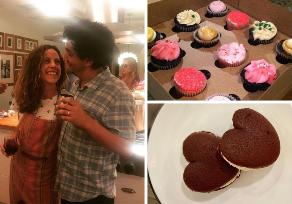 Allison Arevalo remembered the year she was pregnant with her first son, when her husband made a fish dinner and bought a dozen cupcakes from her favorite cupcake shop. (Photo: Courtesy of Allison Arevalo)