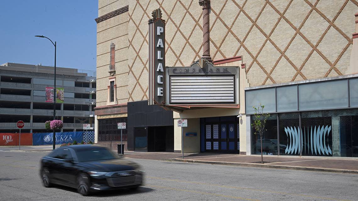 The Cinemark Palace on the Plaza movie theater closed in 2019.
