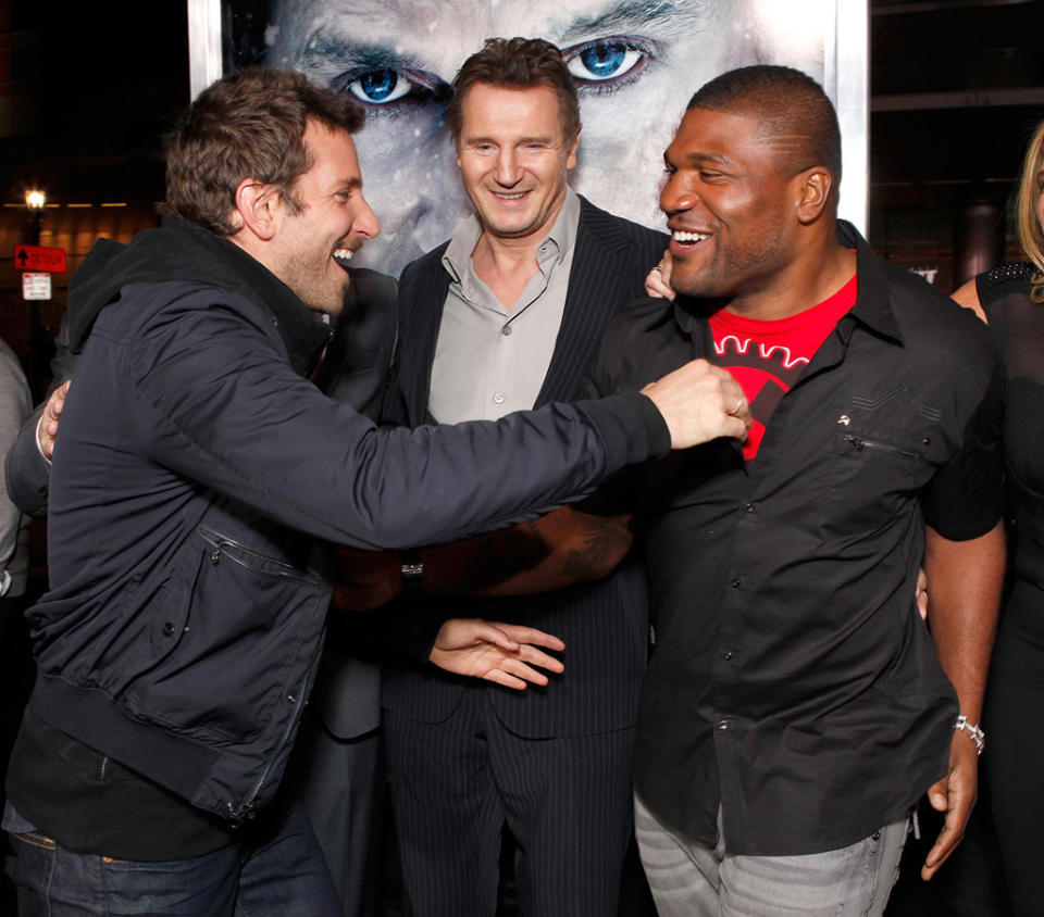 The Grey LA Premiere 2012 Bradley Cooper Liam Neeson Quinton Jackson