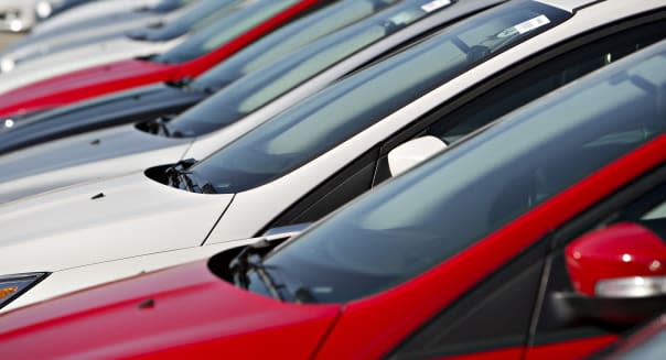 Inside A Car Dealership Ahead Of Motor Vehicle Sales Figures