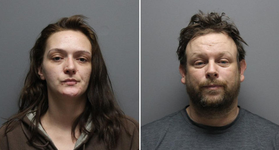 Aubrey Ferguson and her boyfriend, Woodrow Ziegler, were arrested following the discovery. (Photos: Camden County Sheriff’s Department)