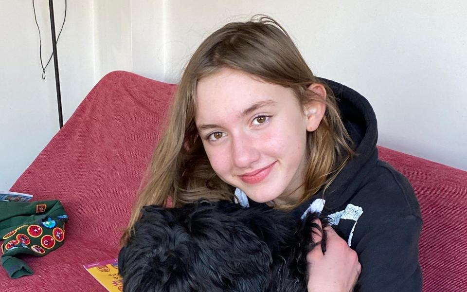 Sylvia Hobson, 12, is part of Oxford's vaccine trial