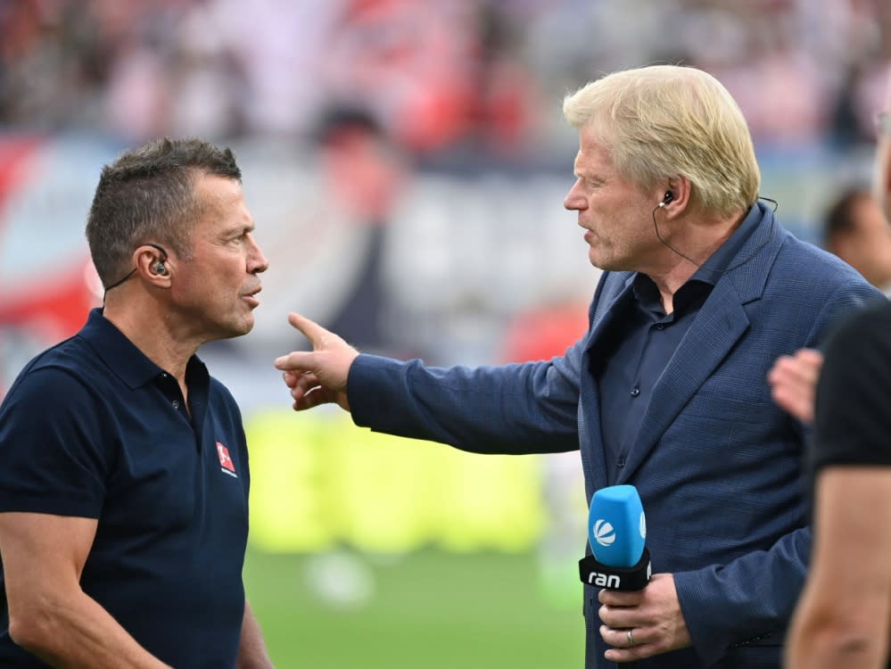 Kahn (r.) und Matthäus streiten sich seit Monaten immer wieder (IMAGO/Frank Hoermann / SVEN SIMON)