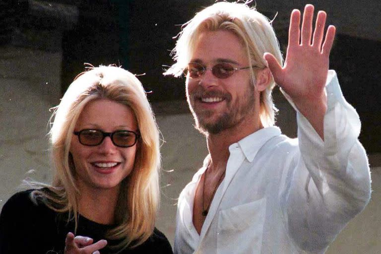 Brad Pitt y Gwyneth Paltrow en 1997.