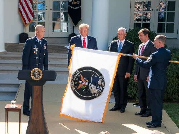 U.S. Space Command flag rollout