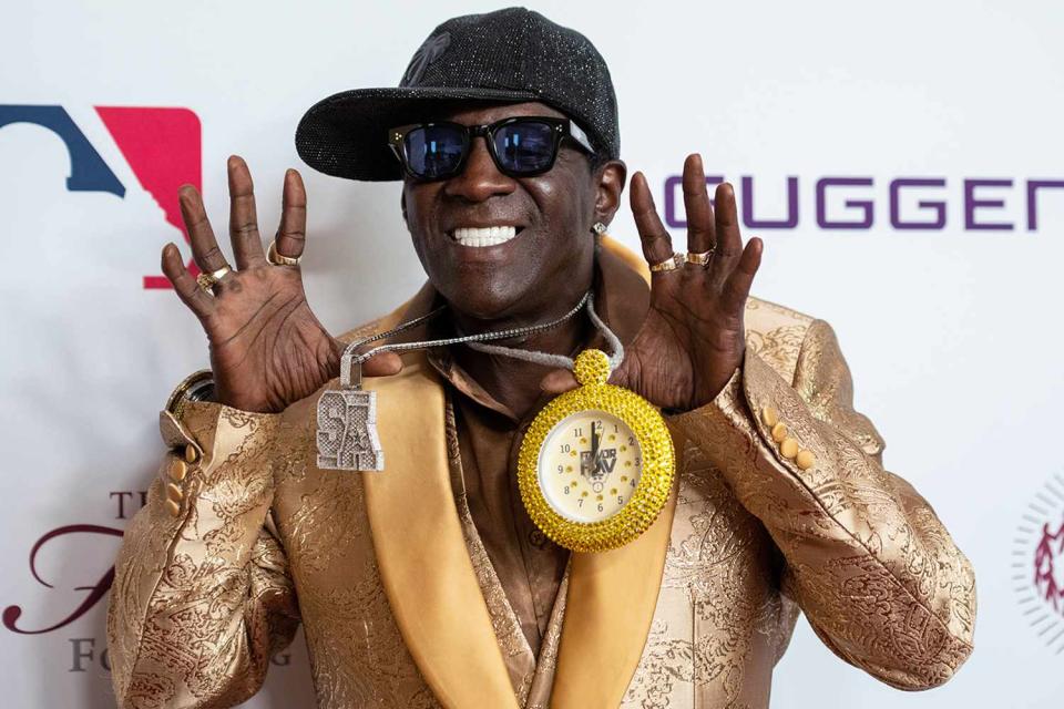 <p>Amanda Edwards/Getty</p> Flavor Flav in Beverly Hills in September 2023