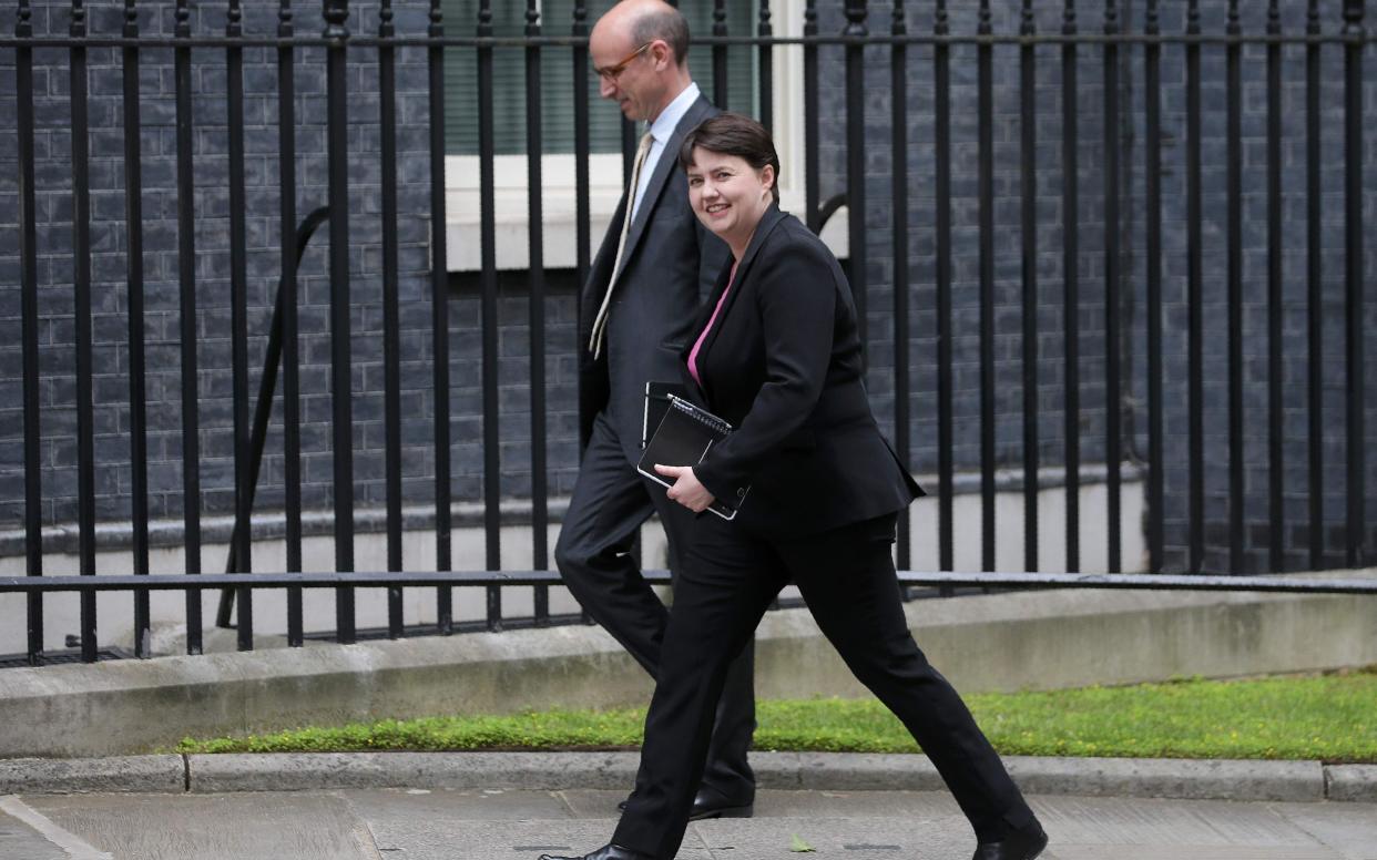 Ruth Davidison heading for 10 Downing Street - AFP or licensors