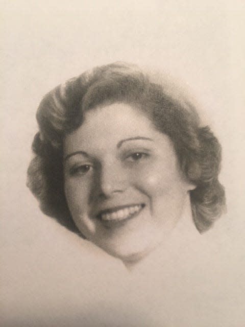 Audrey Marans Sternberg in the Cornell Law School yearbook in 1950.