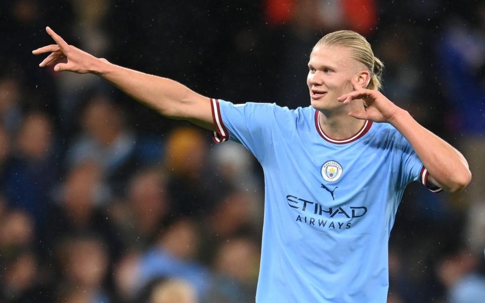 Erling Haaland now has 28 Champions League goals in 22 games - GETTY IMAGES