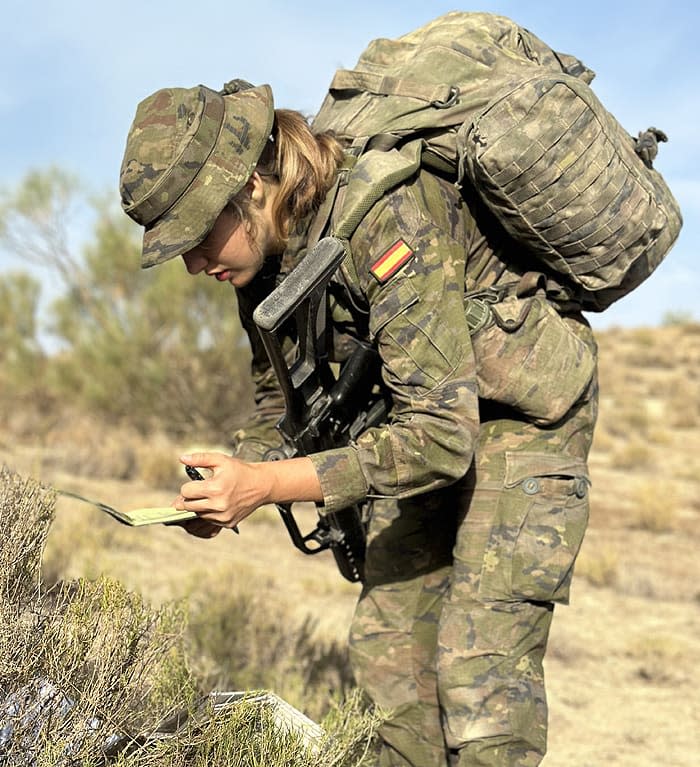 Los peinados de Leonor en la Academia Militar