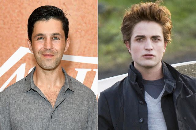 <p>Jon Kopaloff/Variety via Getty; PictureLux/The Hollywood Archive/Alamy Stock Photo</p> Josh Peck; Robert Pattinson in <em>Twilight</em> (2008)