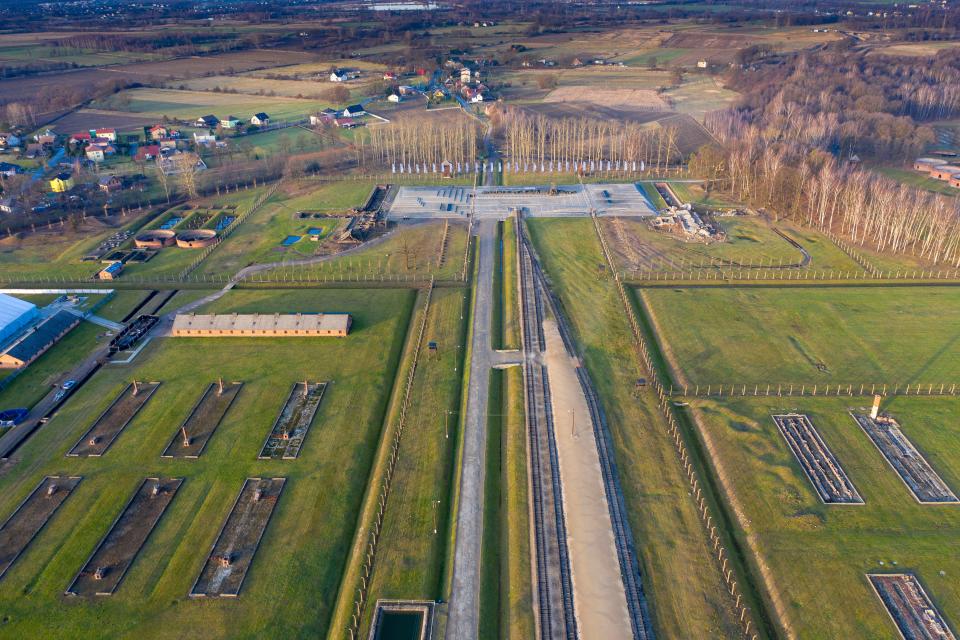 Ariel view of Auschwitz, 2019 (Christopher Furlong:Getty Images)