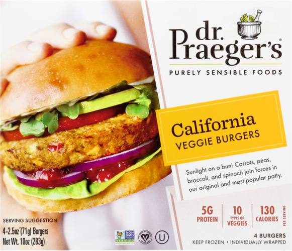 Dr. Praeger's california veggie burgers