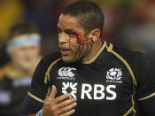 <p>When Scotland upset the Wallabies on their home turf in 2012, Greg Laidlaw was mobbed by teammates after landing the match-winning penalty. But Joe Ansbro and Alasdair Strokosch were a little over-exuberant and ended up headbutting each other accidentally.</p>