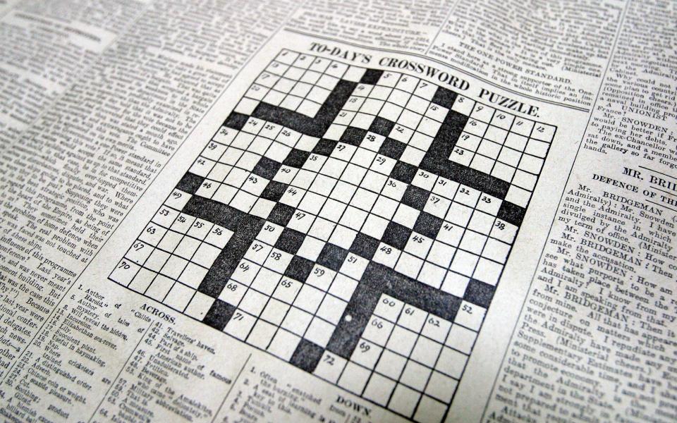 A Daily Telegraph crossword from 1925, contemporary to Torquemada's - Abbie Trayler-Smith