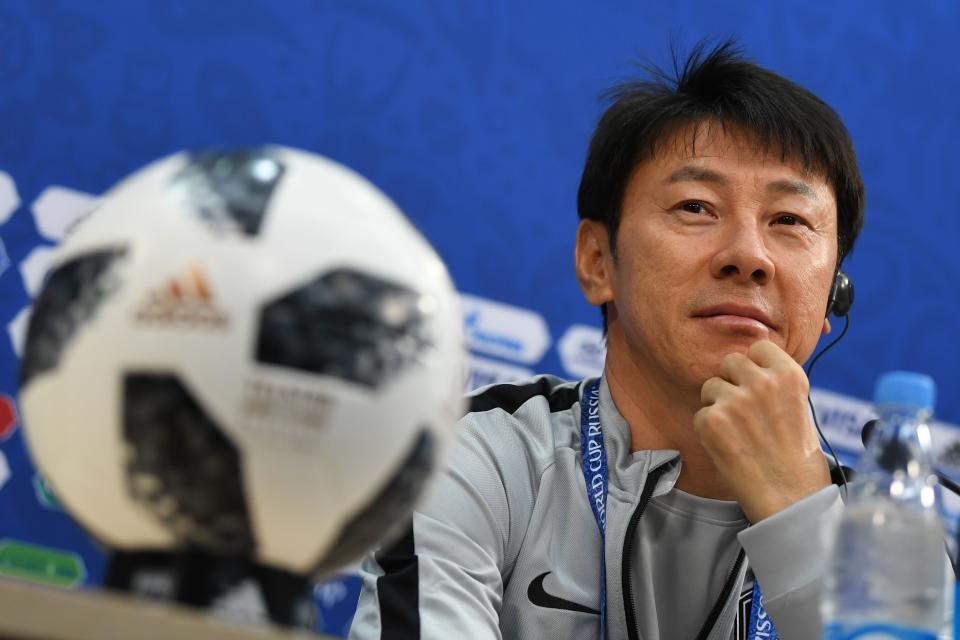 South Korean manager Shin Tae-yong (Getty).