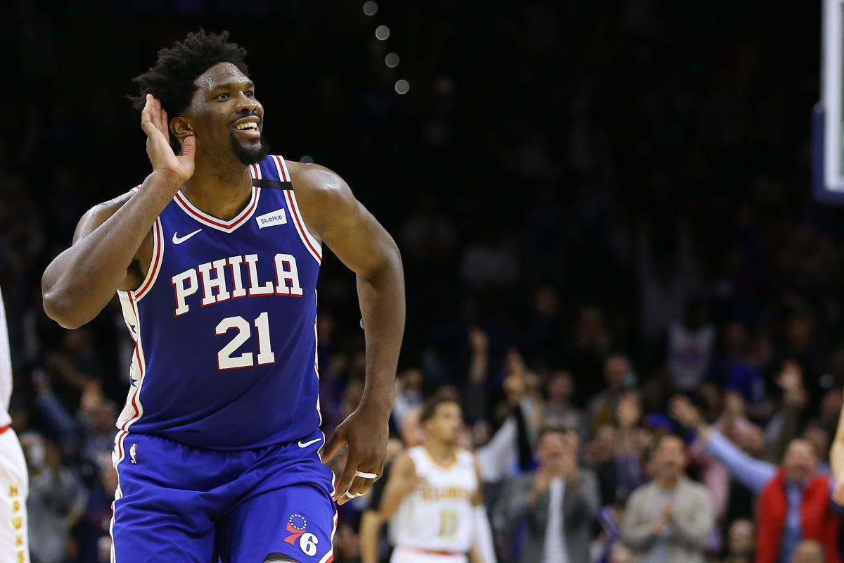 Joel Embiid celebrates careerhigh 49 points with dance