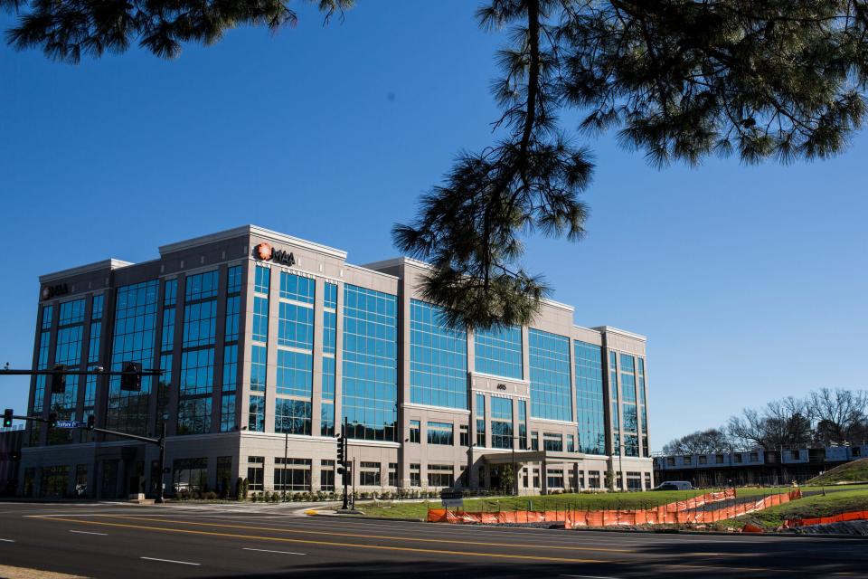 A building in the TraVure mixed-use development is pictured on Jan. 10, 2019.