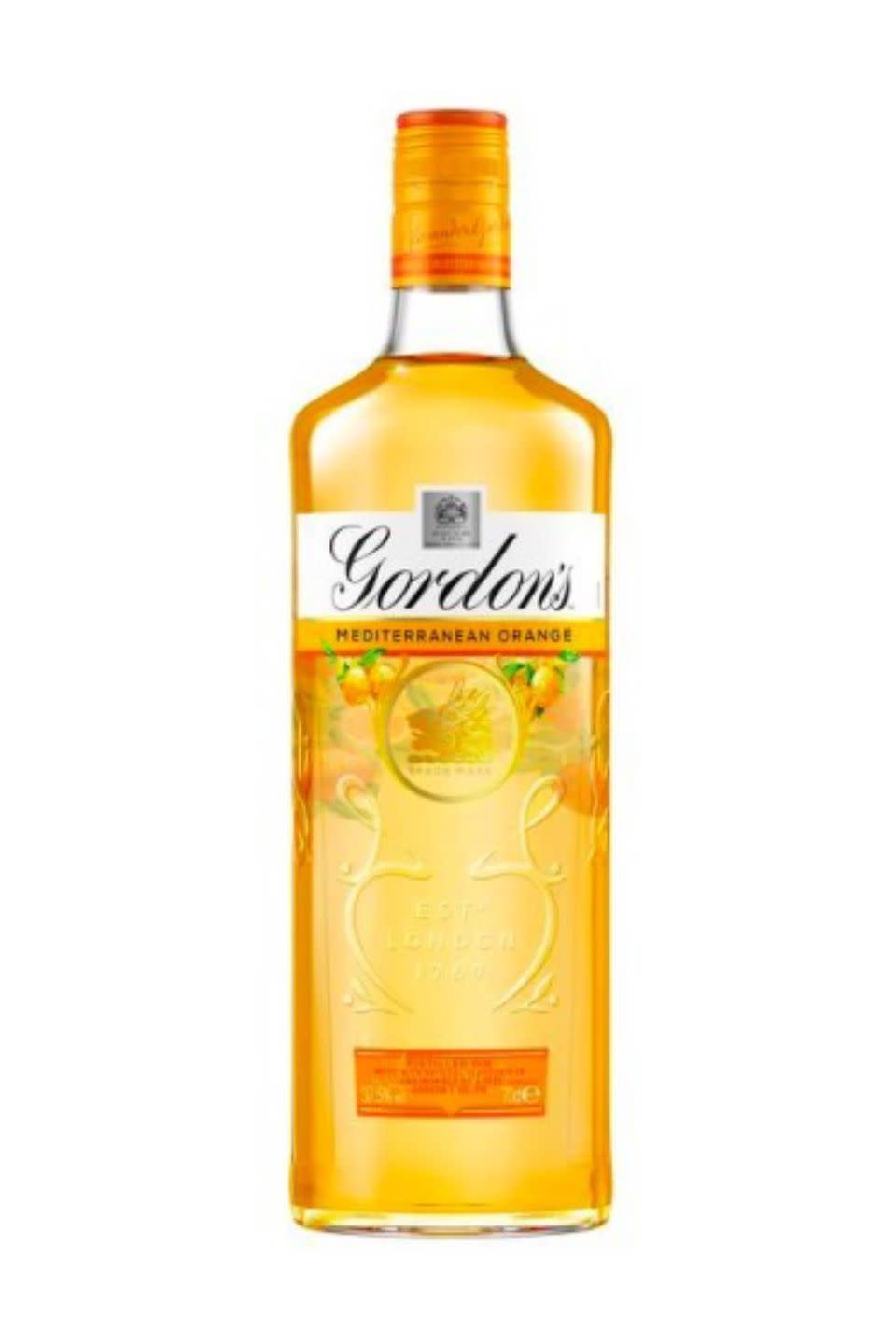 <p>Gordon's have launched a brand new Mediterranean Orange flavour, which sounds like the gin version of Aperol. Count us in! The gin is packed with notes of fresh orange, complimented by juniper and the refreshing, signature taste of Gordon's original dry gin. </p><p><a class="link " href="https://www.365drinks.co.uk/collections/gins/products/gordons-mediterranean-orange-gin-limited-edition-70cl?_pos=1&_sid=c6bc03008&_ss=r&gclid=EAIaIQobChMIqdX5pu3s6AIVV-DtCh3r8gkQEAkYASABEgLiQvD_BwE" rel="nofollow noopener" target="_blank" data-ylk="slk:SHOP NOW;elm:context_link;itc:0;sec:content-canvas">SHOP NOW</a></p>