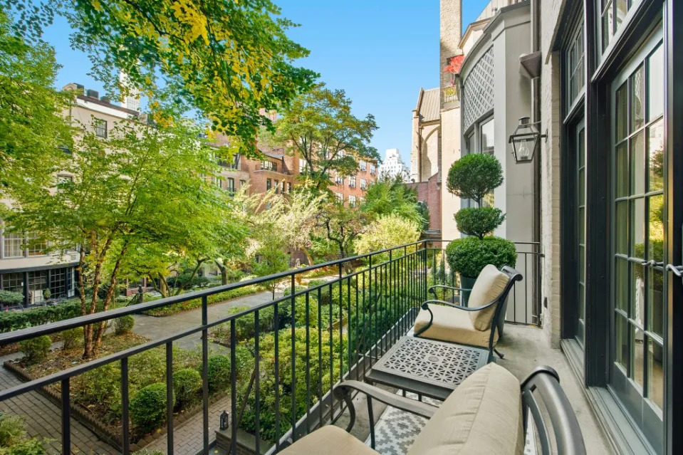 One of two balconies at No. 164. Zoe Wetherall