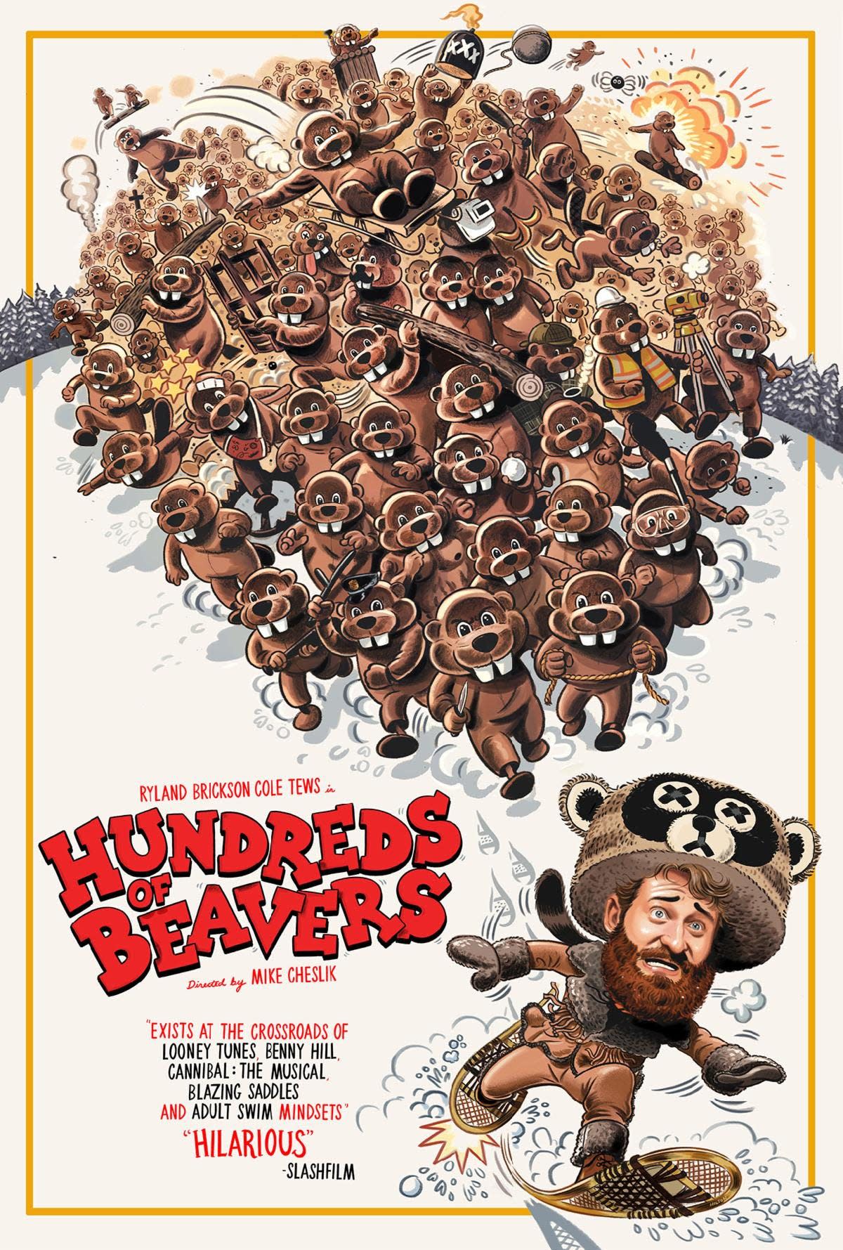 "Hundreds of Beavers" arrives on Prime Video and Apple TV this week.
