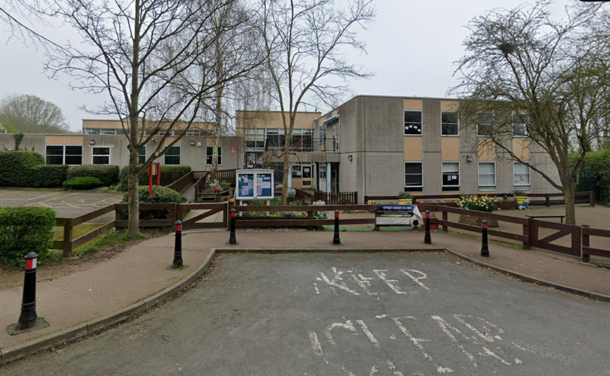 Buckhurst Hill Community Primary School in Essex said four classes would be taught at a nearby school (Google)