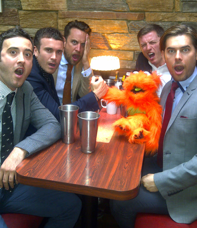 Celebrity photos: The man band with stunning voices, The Overtones took the omg! face to new heights.