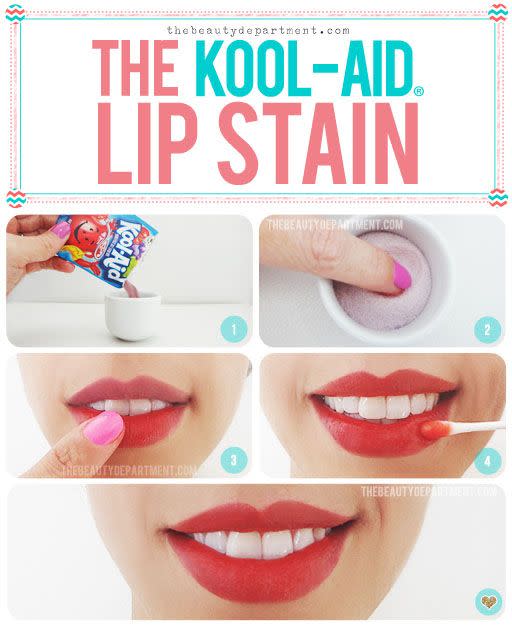 THE GOAL: Kool-Aid Lip Stain