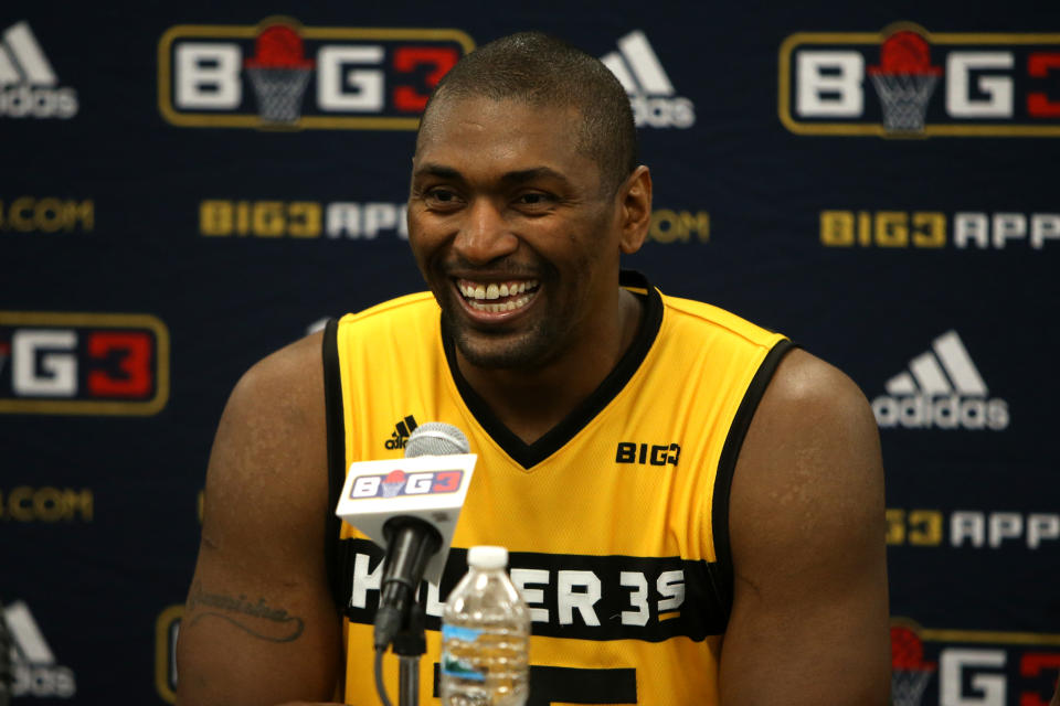 Metta World Peace is making his mark in the BIG3 league. (Getty Images)