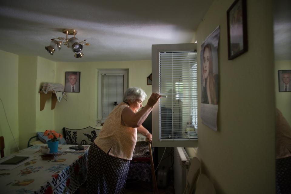 Ivana Alexandrova at home in the village of Lyutibrod.