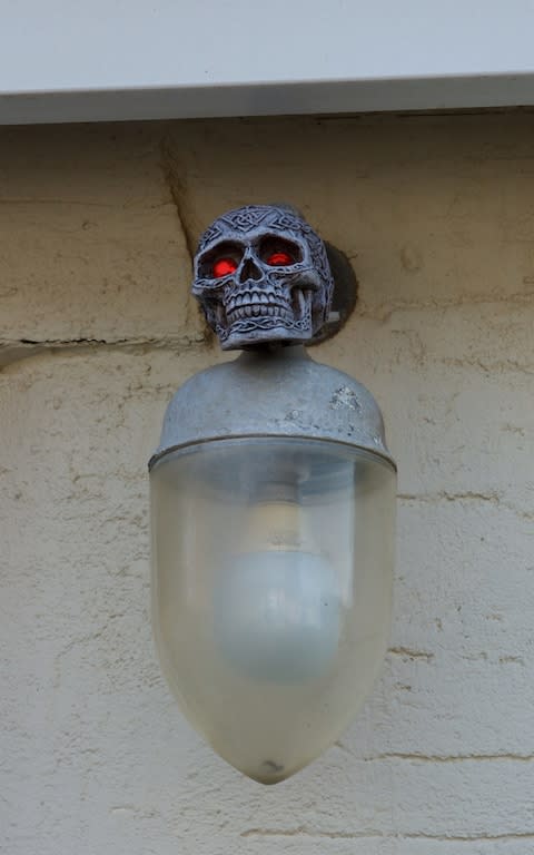 Skull on wall - Credit: Warren Smith