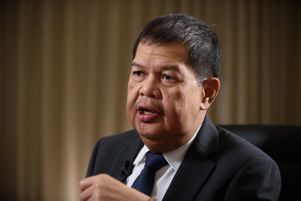 Nestor Espenilla, governor of the Bangko Sentral ng Pilipinas, speaks during an interview in Tokyo, Japan. (Photo: Getty Images)