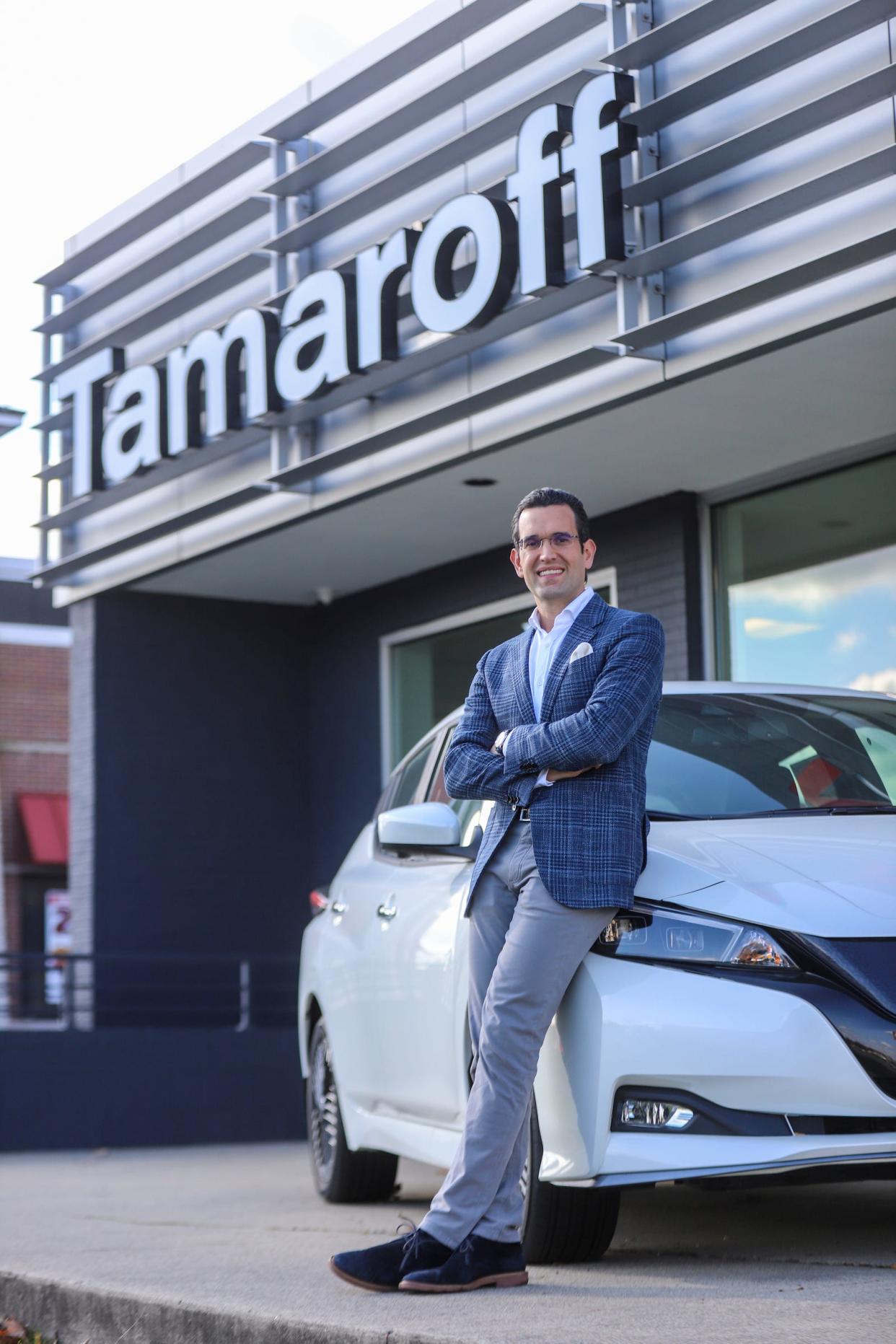 Eric Frehsee is the president of the Tamaroff Group in Southfield, Mich., on Friday, Nov. 10, 2023. Car dealerships in Michigan must remain closed on Sunday and dealers are making no effort to change the law. They like it this way because it keeps employees happy, gives customers a day to window shop without a salesperson bugging them and no banks or insurance are open on Sunday so they couldn't complete a car sale anyhow.