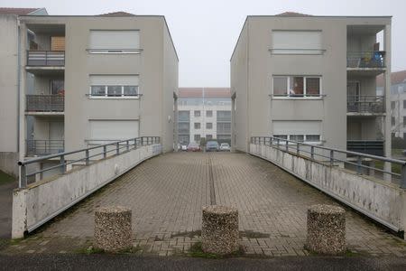 The housing area where Foued Mohamed-Aggad lived before he went to Syria in late 2013, is seen in Wissembourg, Eastern France, December 10, 2015. REUTERS/Vincent Kessler