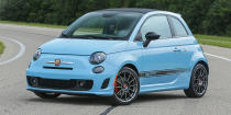 <p>With a punchy little turbo four-cylinder and a hilariously loud exhaust, the Fiat 500 Abarth is perhaps the world's angriest hot hatch. To drive, it's a total riot, and a bargain with a <a rel="nofollow noopener" href="http://www.roadandtrack.com/new-cars/news/a30828/2017-fiat-500-pricing-msrp-cuts/" target="_blank" data-ylk="slk:base price under $20,000;elm:context_link;itc:0;sec:content-canvas" class="link ">base price under $20,000</a>.</p>